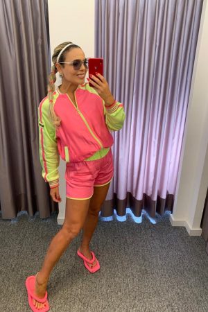 CONJUNTO ACETINADO JAQUETA+ SHORTS COLCCI