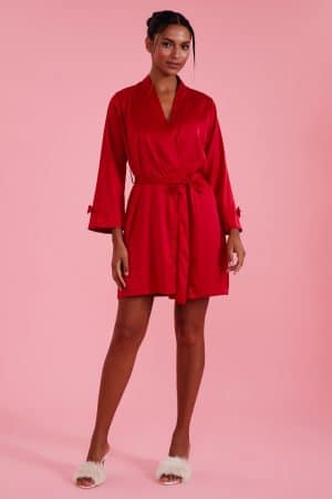 ROBE CETIM AMOUR LA ROUGE