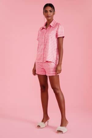 SHORT DOLL CETIM AMOUR LA ROUGE - Imagem 2