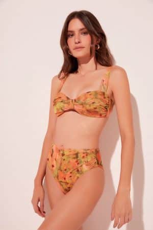 CALCINHA HOT PANT SEMENTE PINCELADA - AGUA DE COCO
