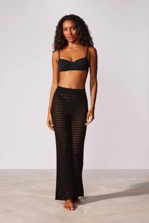 CALÇA RETA TRICOT CANNES - CIA. MARITIMA